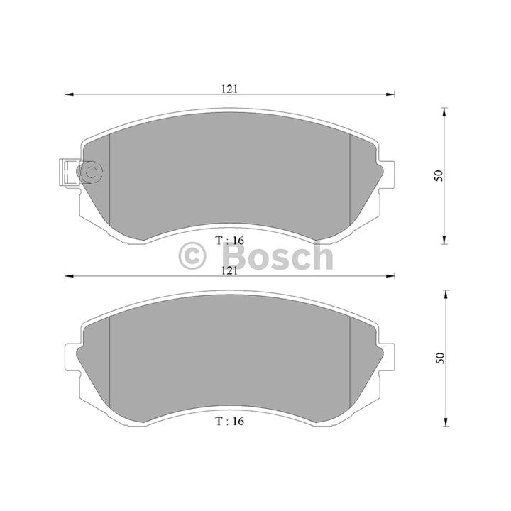 Bosch Blue Line Brake Pad Set DB1148BL