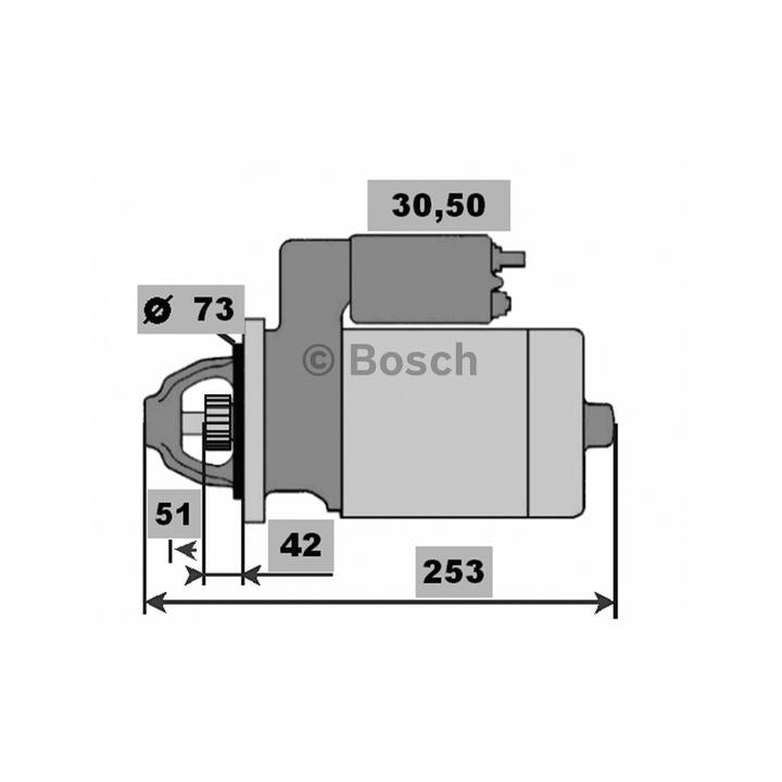 Bosch Starter Motor 0 001 109 040