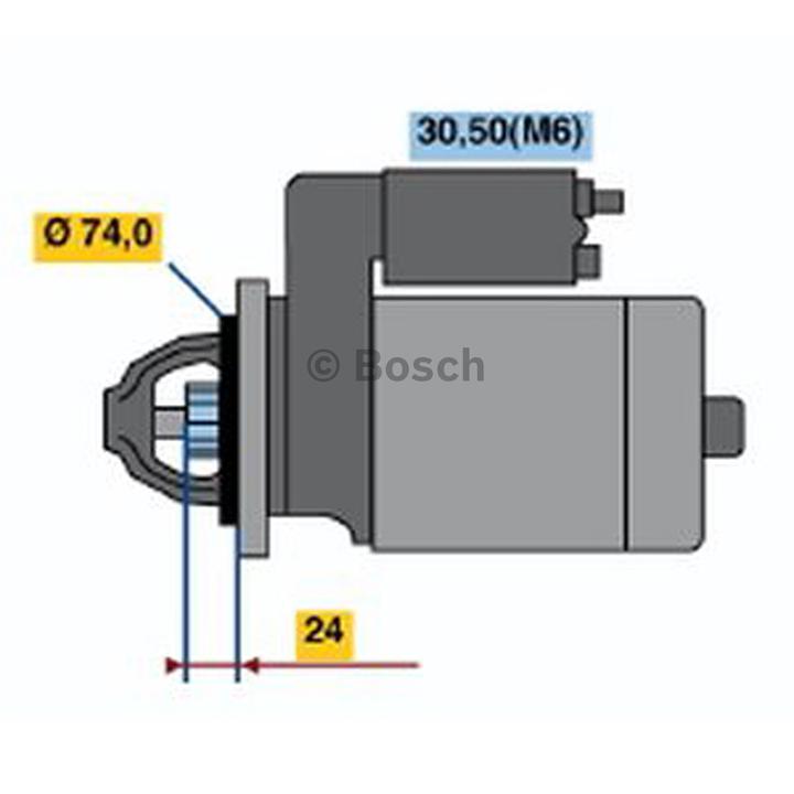 Bosch Starter Motor 0 001 115 045