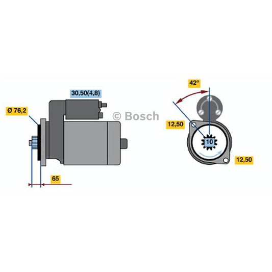 Bosch Starter Motor 0 001 125 605