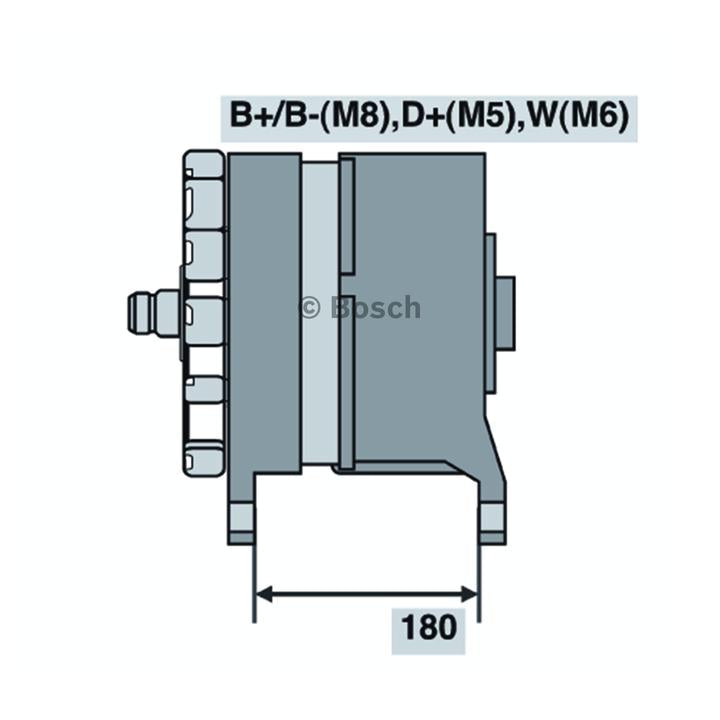 Bosch Alternator 1 986 A00 003