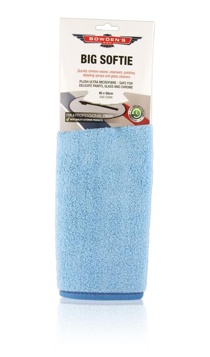 Bowden's Own Big Softie Blue Microfibre Cloth