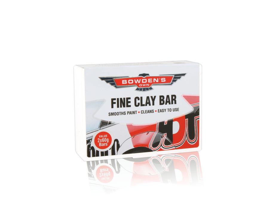 Bowden's Own Fine Clay Bar Paint Cleaner 2x60g
