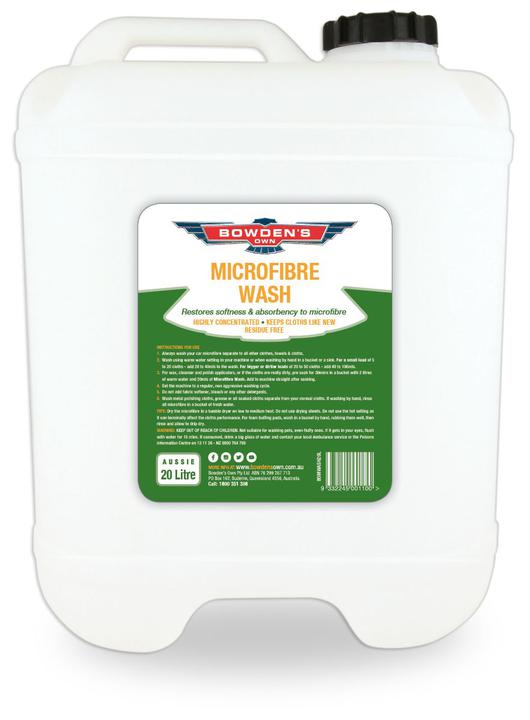 Bowden's Own Microfibre Cloth & Applicator Wash & Restore 20L