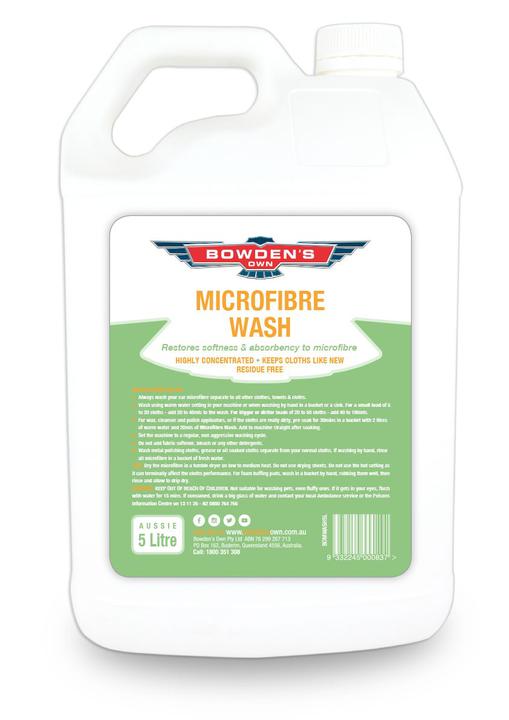 Bowden's Own Microfibre Cloth & Applicator Wash & Restore 5L
