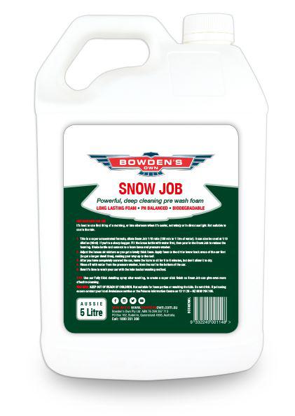 Bowden's Own Snow Job Pre-Wash Snow Foam 5L