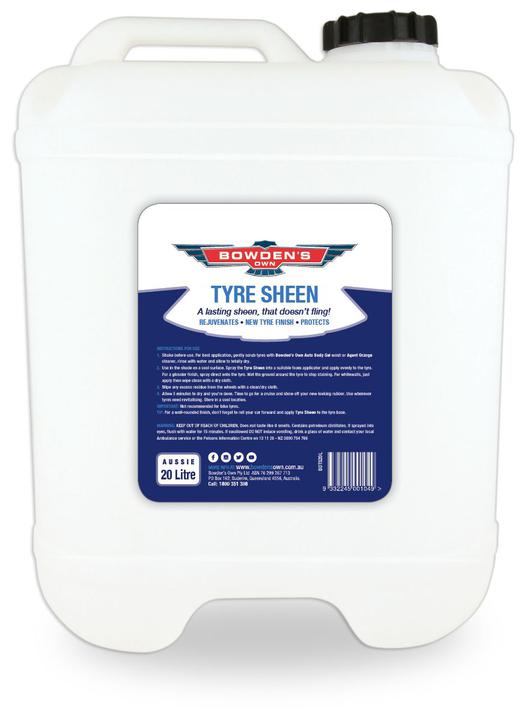 Bowden's Own Tyre Sheen Lasting Tyre Shine 20L