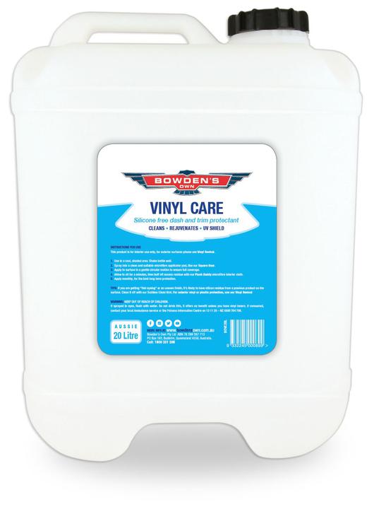 Bowden's Own Vinyl Care Interior Cleaner & Protectant 20L
