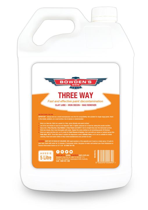 Bowden's Own Three Way Iron & Contaminants Remover 5L