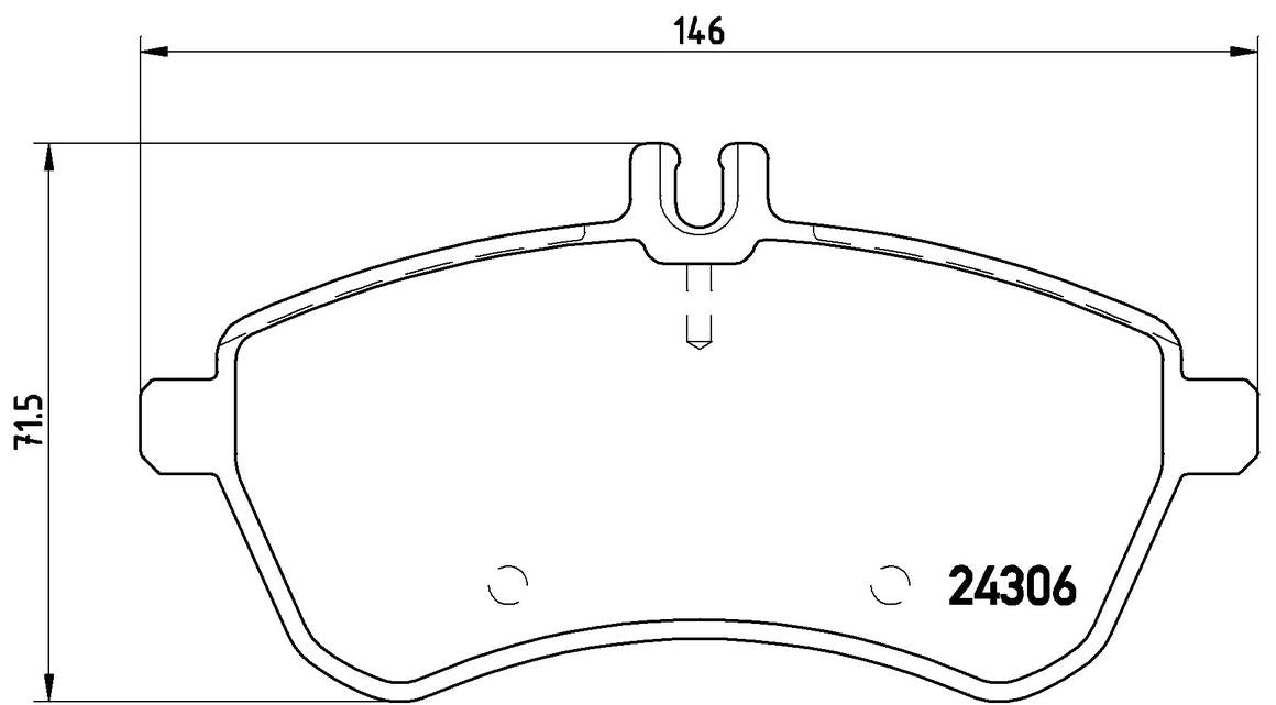 Brembo Brake Pad Set (Low-Met) P50067