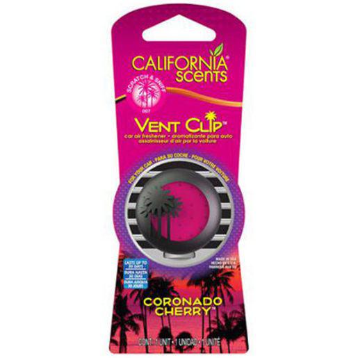 California Scents Air Freshener Vent Clip Choronado Cherry VC-607TRMC
