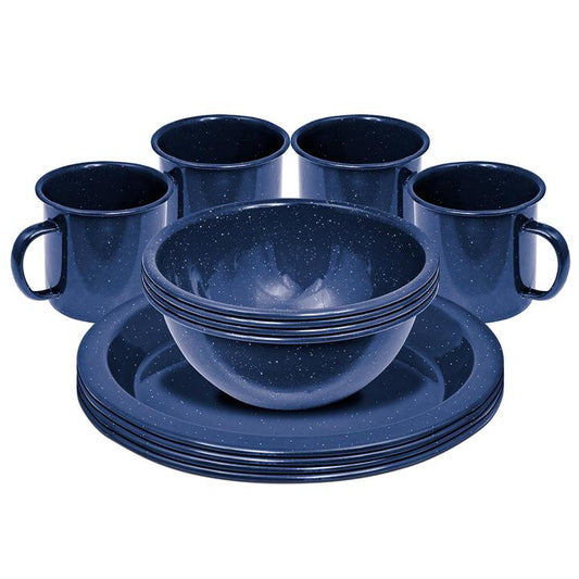 Campfire Enamel 4 Person Dinner Set 12 Piece 727623