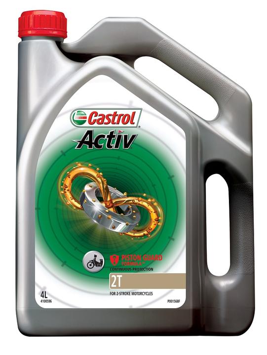 Castrol Activ Motorcycle Engine Oil 2T 2 Stroke 4L 4100596