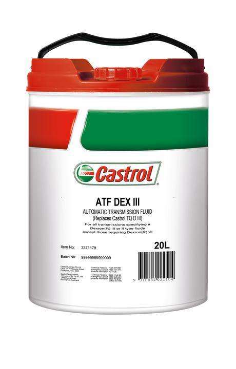 Castrol Atf Dex III 20L 3371179