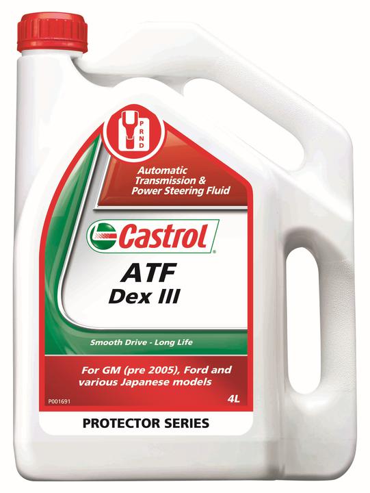 Castrol Automatic Transmission Fluid ATF Dex III 4L 3381101