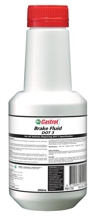 Castrol Brake Fluid DOT 3 500ml 3377668
