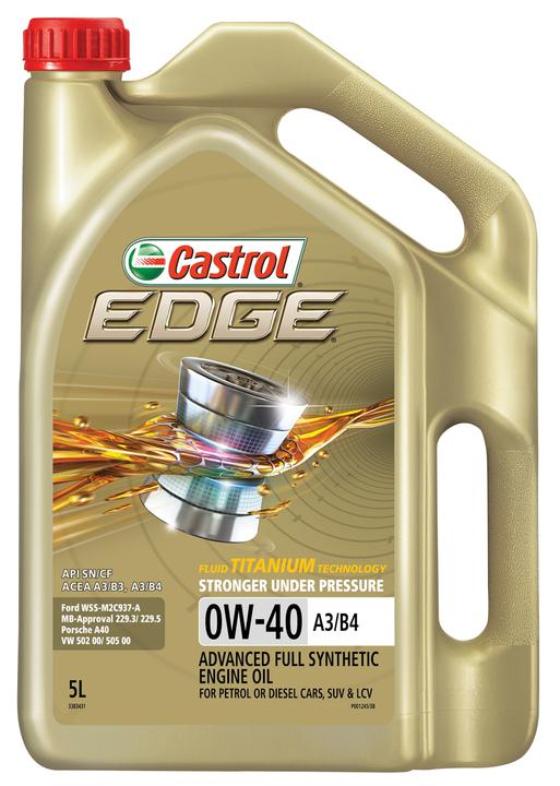 Castrol EDGE 0W-40 A3 B4 Engine Oil 5L 3383431