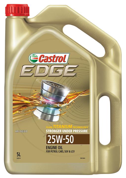 Castrol EDGE 25W-50 Semi Synthetic Engine Oil 5L 3383419