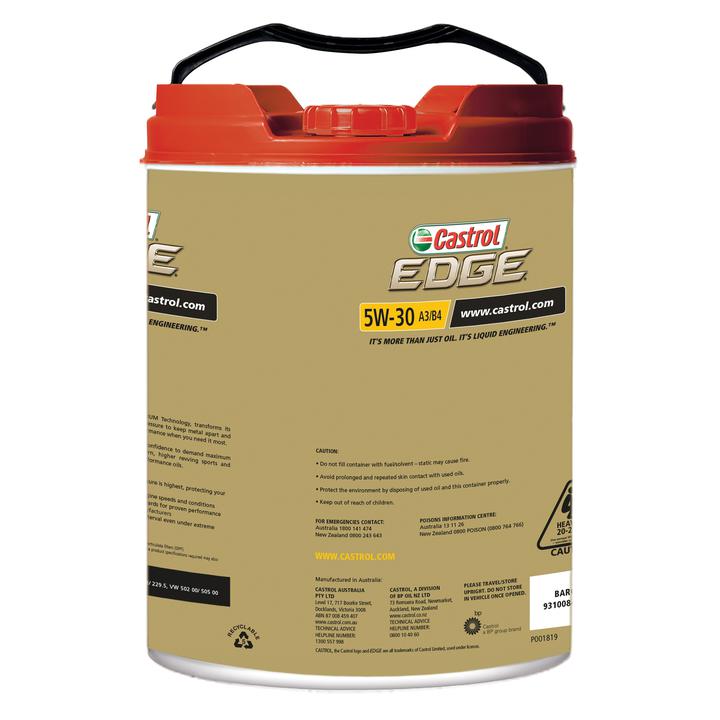 Castrol EDGE 5W-30 A3 B4 Engine Oil 20L 3421198