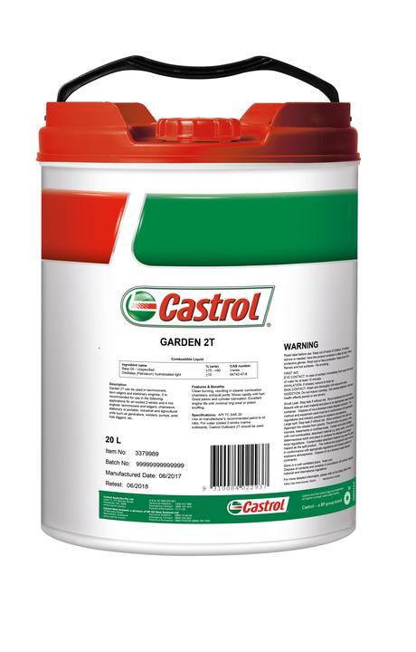 Castrol 2T Lawnmower Oil 2 Stroke 20L 3379989