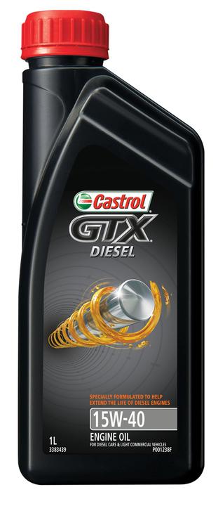 Castrol GTX 15W-40 Diesel Premium Mineral Engine Oil 1L 3383439
