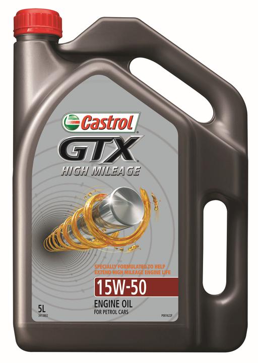 Castrol GTX High Mileage Engine Oil 15W-50 5L 3413802
