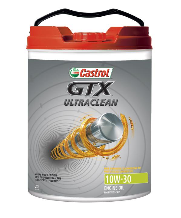 Castrol GTX Ultraclean Semi Synthetic Engine Oil 10W-30 20L 3411126