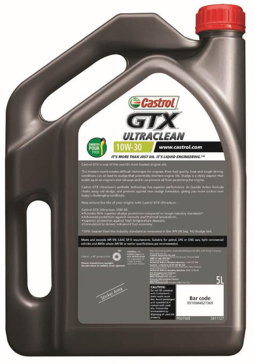 Castrol GTX Ultraclean 10W-30 5L 3411127