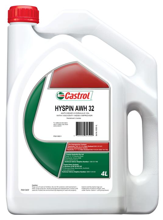 Castrol Hyspin Hydraulic Oil ISO 32 AWH 4L 4103014