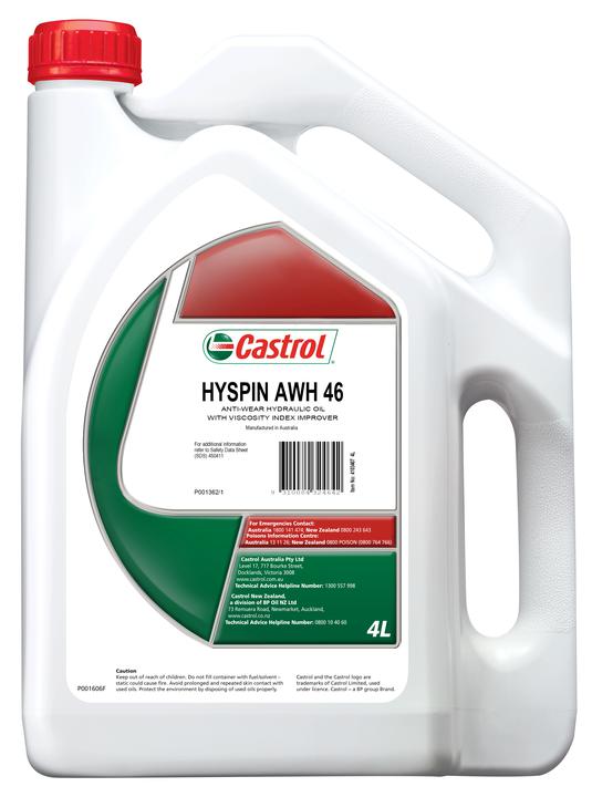 Castrol Hyspin Hydraulic Oil ISO 46 AWH 4L 4103407