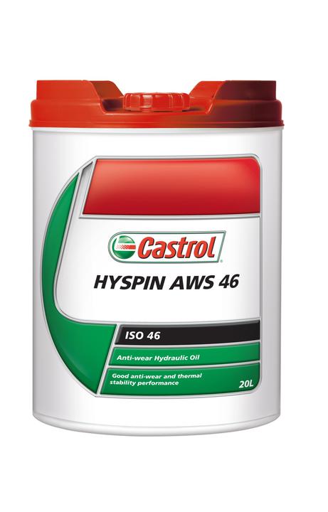 Castrol Hyspin Hydraulic Fluid ISO 46 AWS 20L 4102792