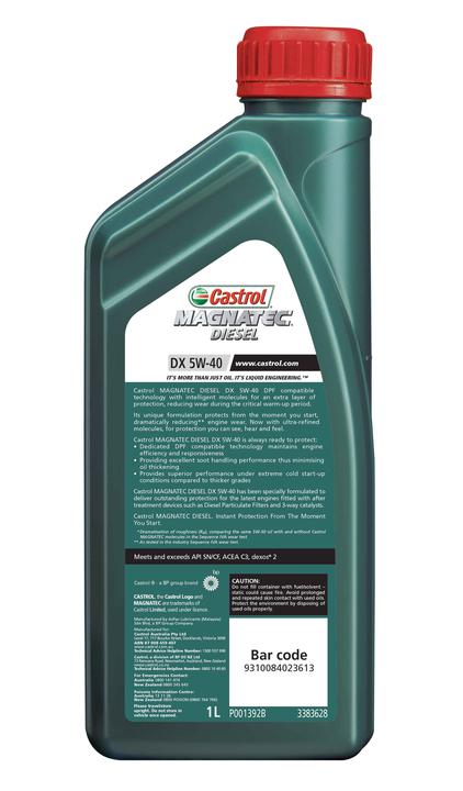 Castrol MAGNATEC 5W-40 Diesel DX Engine Oil 1L 3383628