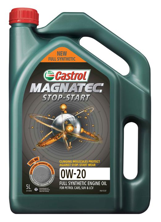Castrol MAGNATEC 0W-20 Stop-Start Full Synthetic Engine Oil 5L 3414099