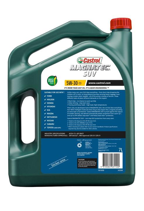 Castrol MAGNATEC 5W-30 SUV Engine Oil C3 7L 3420388