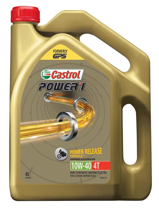 Castrol POWER1 Semi Synthetic Engine Oil 4T 10W-40 4L 3384362