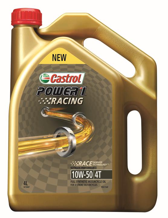 Castrol POWER 1 Racing Engine Oil 4T 10W-50 4L
