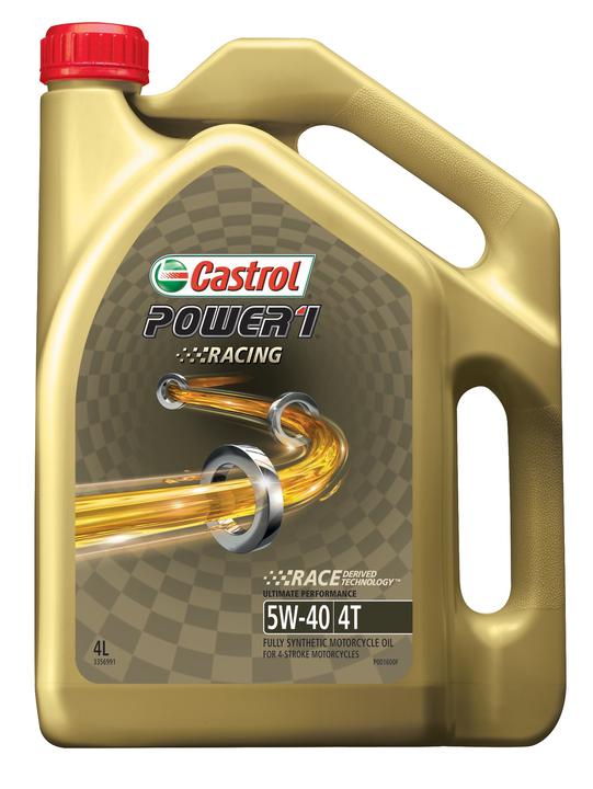 Castrol POWER 1 Motorcycle Engine Oil 5W-40 Racing 4T 4L 3356991