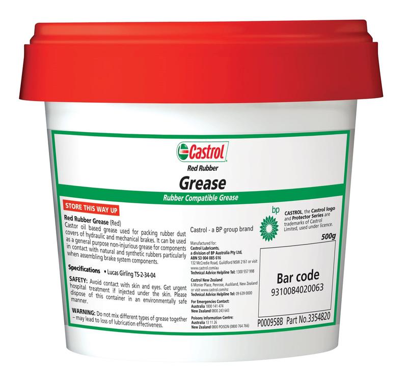 Castrol Red Rubber Grease SSE 500G 3354820