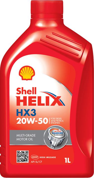 Shell Helix HX3 Engine Oil 20W50 SL/CF 1L