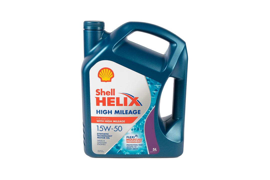 Shell Helix Engine Oil Hi Mileage 15W50 5L