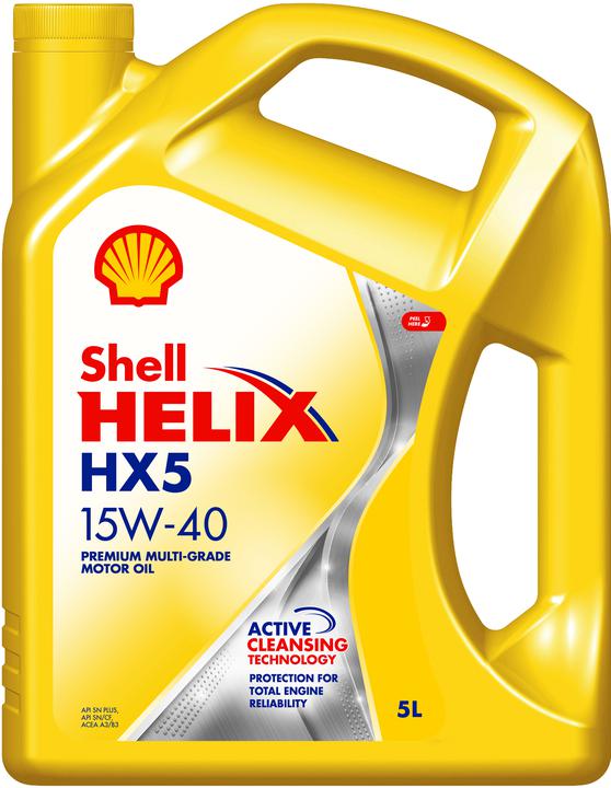 Shell Helix HX5 Engine Oil 15W40 SN+ 5L
