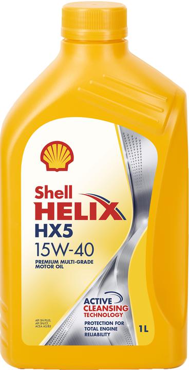 Shell Helix HX5 Engine Oil 15W40 SN+_12 1L