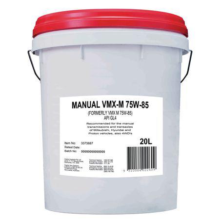 Castrol VMX Manual Transmission Fluid 75W-85 20L 3373887
