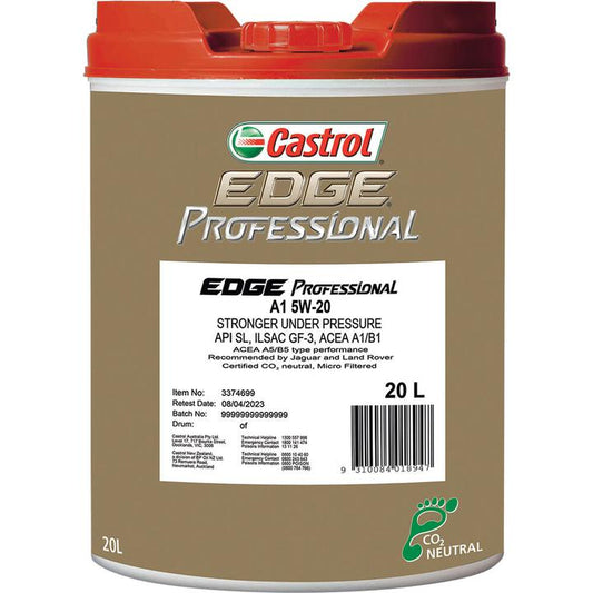Castrol EDGE Professional A1 5W-20 Engine Oil 20L 3374699