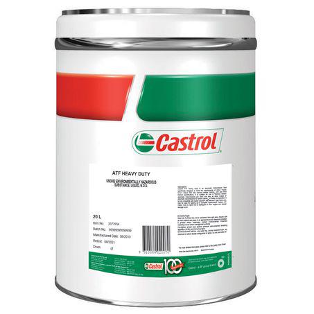 Castrol Heavy Duty Automatic Transmission Fluid 20L 3377654