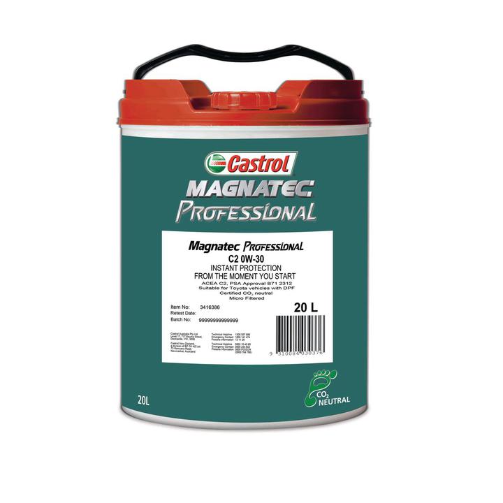 Castrol MAGNATEC Professional C2 0W-30 Engine Oil 20L 3416386