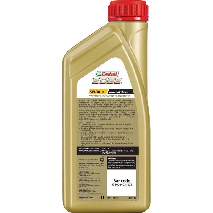 Castrol EDGE 5W-30 Diesel Engine Oil 1L 3418597