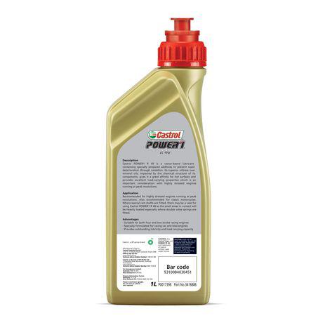 Castrol POWER 1 Motorcycle Engine Oil R40 4T 1L 3421046