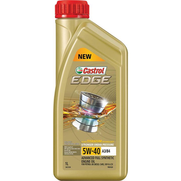 Castrol EDGE 5W-40 A3 B4 Engine Oil 1L 3421234
