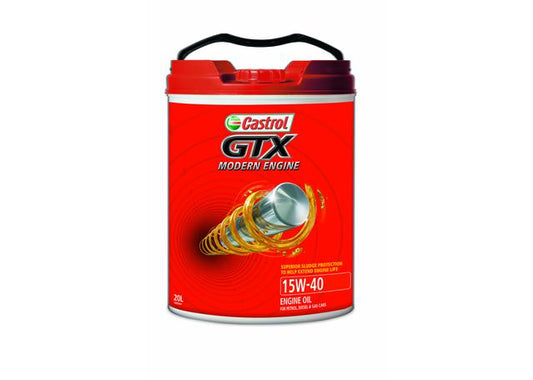 Castrol GTX Modern Engine 15W40 Engine Oil 20L 3383444